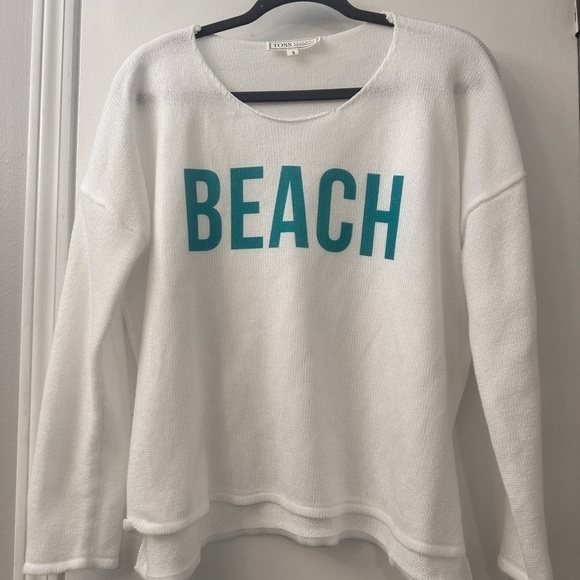 Toss Designs Beach Knit Sweater Size S - Picture 2 of 12